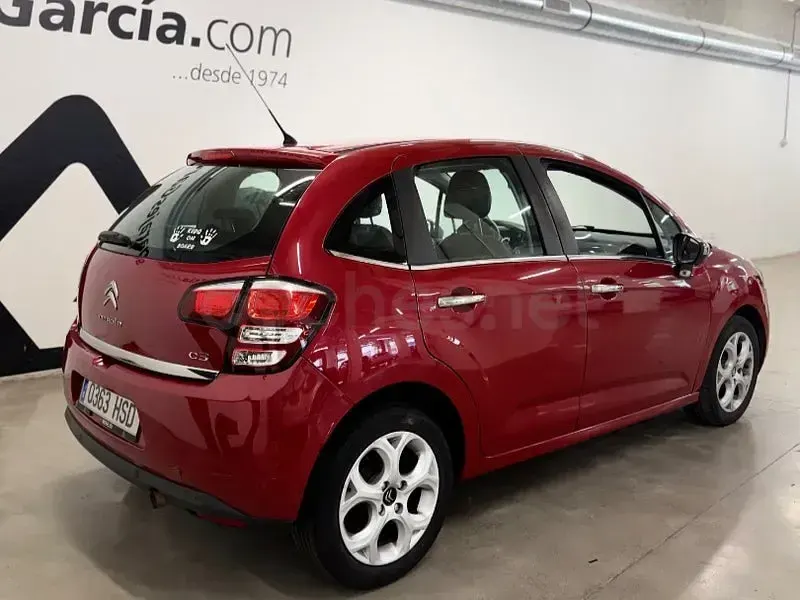 Usado Citroën C3 Exclusive 92 CV (67 kW) 2013 Granate Berlina