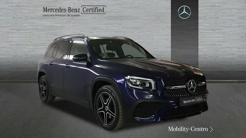 Azul galaxia Usado 2021 Mercedes GLB200 AMG line SUV | 36.900 € (Precio justo) - Imagen 1/4