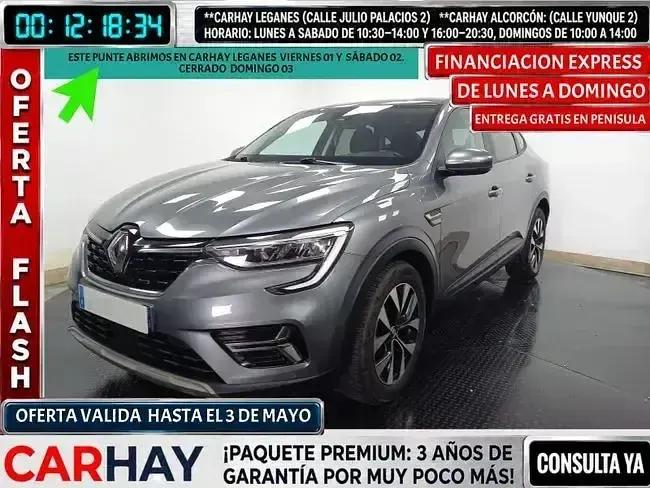 Käytetty Renault Arkana Evolution 147 HP (108 kW) 2022 Harmaa Katumaasturi