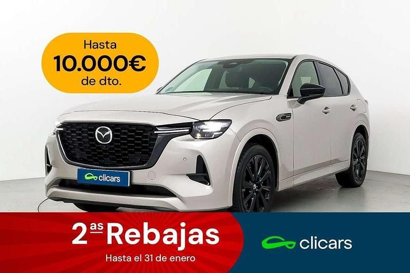 Plateado Usado 2024 Mazda CX-60 Homura-Line SUV | 38.990 € (Buen precio) - Imagen 1/4
