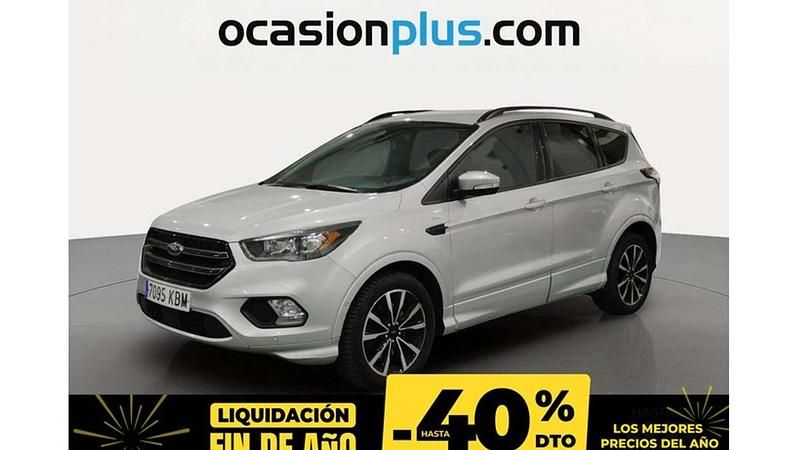 Plateado Usado 2017 Ford Kuga ST-Line SUV | 18.900 € (Caro) - Imagen 1/4