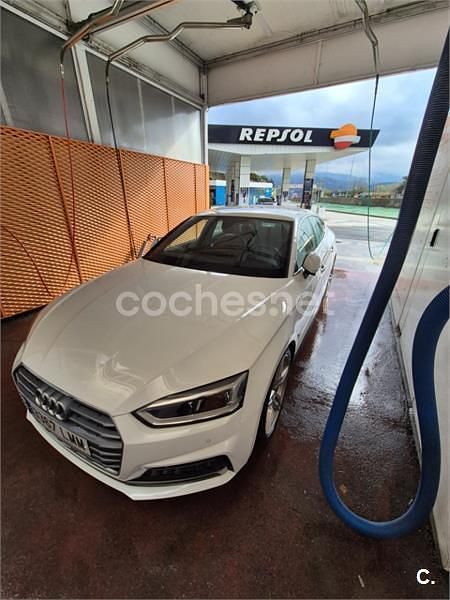 Usado Audi A5 Sportback 190 CV (139 kW) 2017 Blanco Utilitario