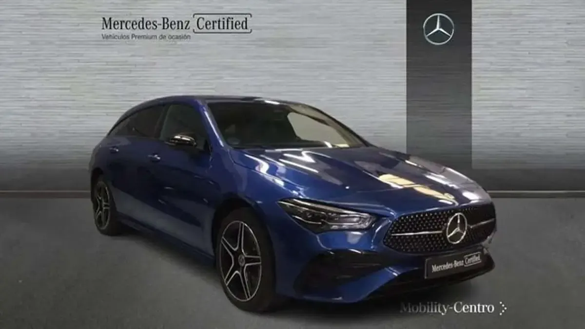 Usado Mercedes CLA250e 218 CV (160 kW) 2024 Azul Coupe