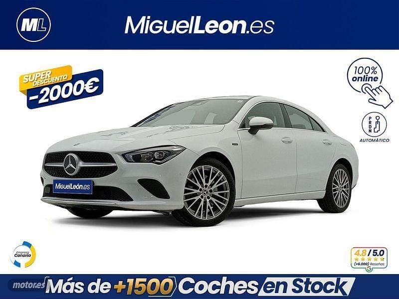 Blanco Usado 2021 Mercedes CLA250e Berlina | 24.985 € (Buen precio) - Imagen 1/3