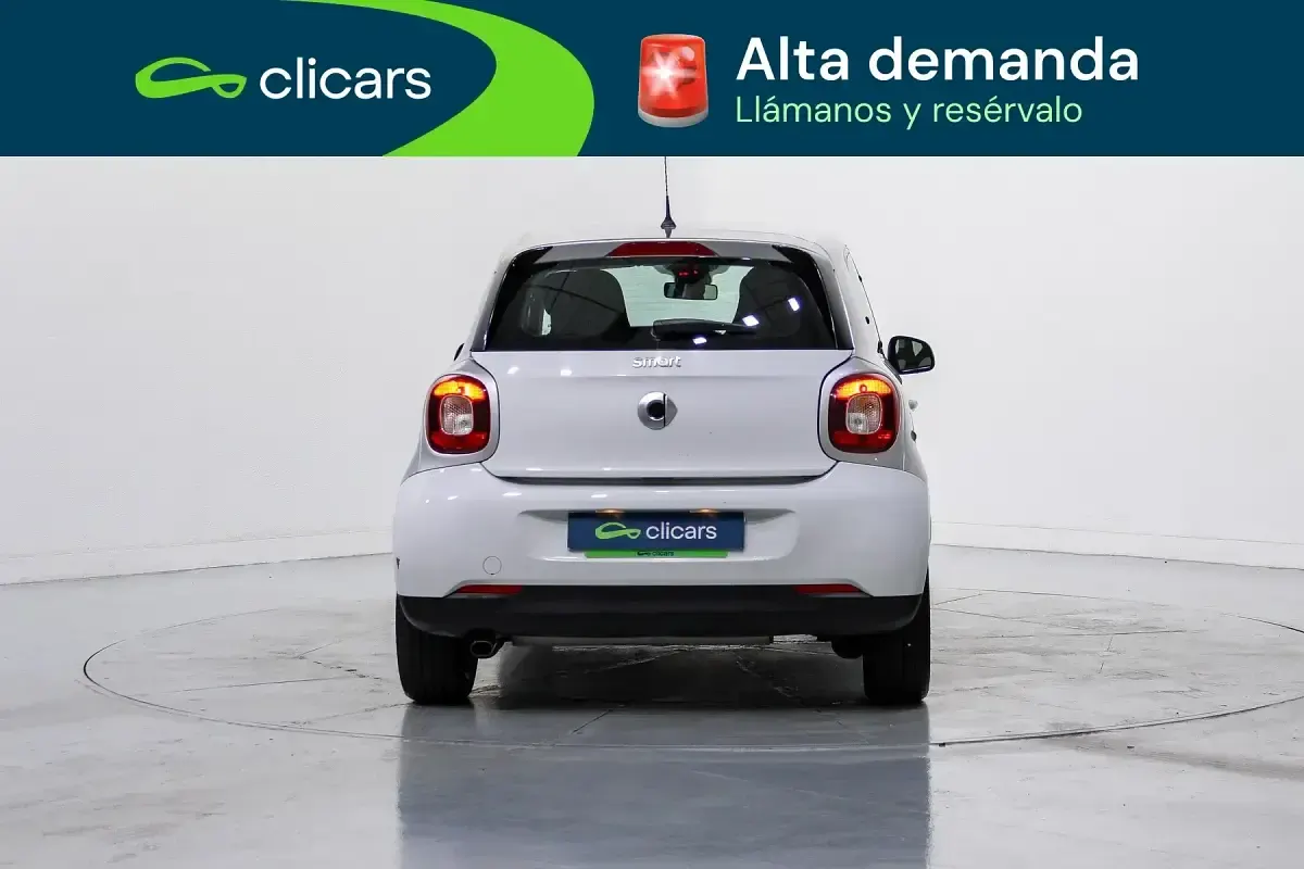 Usado Smart ForFour Passion 71 CV (52 kW) 2015 Blanco Utilitario
