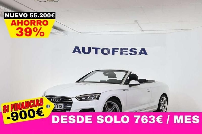 Blanco Usado 2018 Audi A5 S-Line Descapotable | 29.900 € (Super precio) - Imagen 1/4