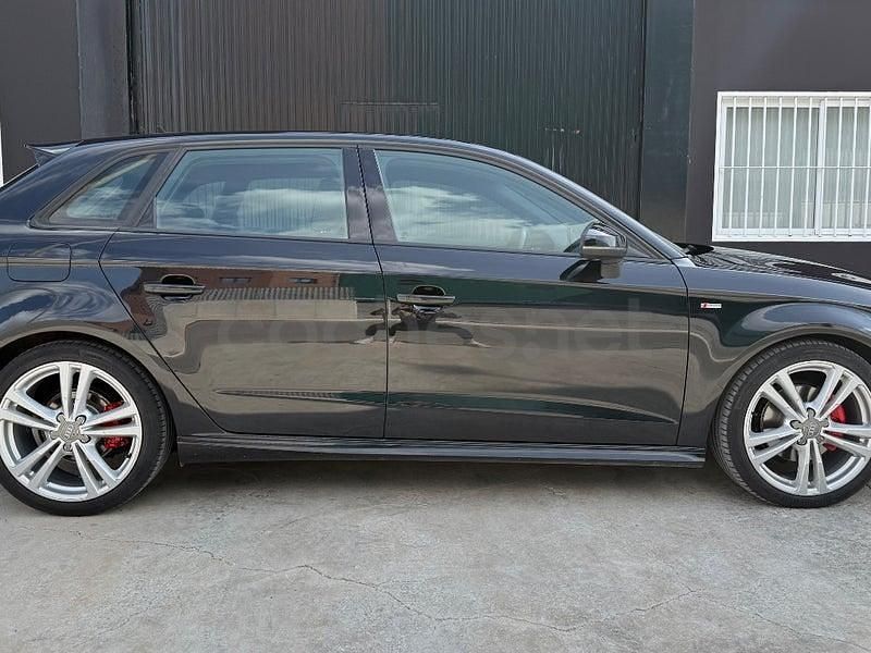 Usado Audi A3 S-Line 150 CV (110 kW) 2014 Negro Berlina