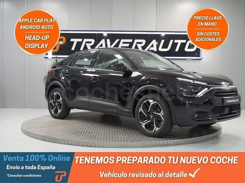 Usado Citroën C4 Feel 130 CV (95 kW) 2022 Negro Utilitario