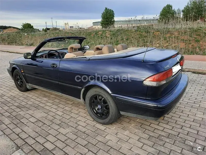 Usado Saab 9-3 130 CV (95 kW) 1998 Azul Descapotable