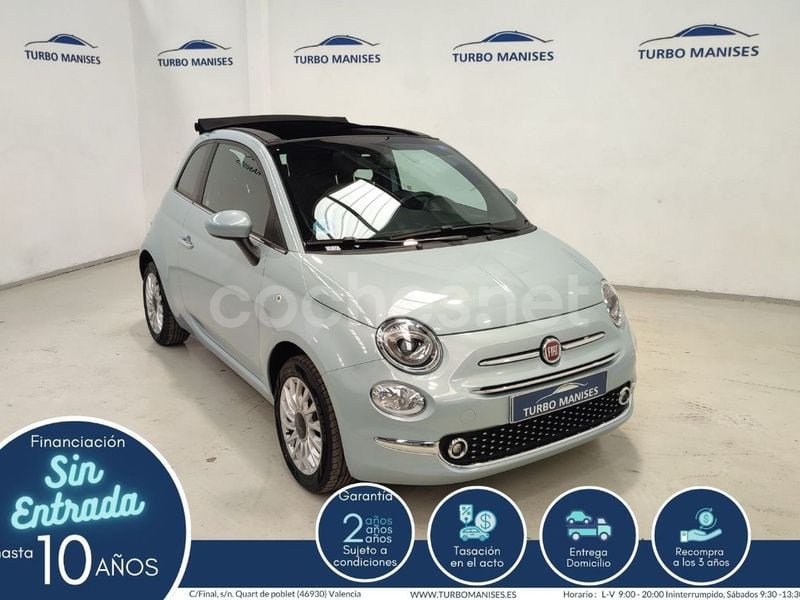 Verde Usado 2024 Fiat 500C Dolcevita Descapotable | 14.990 € (Precio justo) - Imagen 1/4