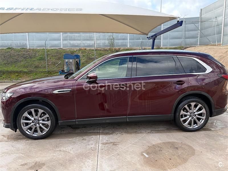 Usado Mazda CX-80 Homura-Line 254 CV (186 kW) 2024 Granate SUV