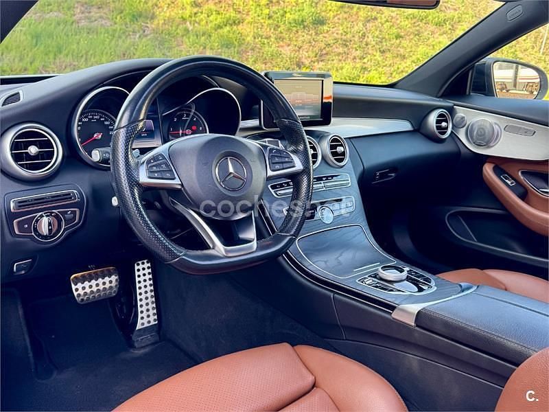 Usado Mercedes C250 AMG line 204 CV (150 kW) 2016 Blanco Coupe