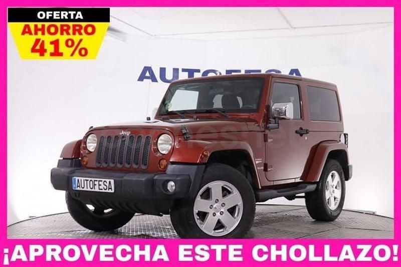 Usado Jeep Wrangler Sahara 200 CV (147 kW) 2012 Granate SUV