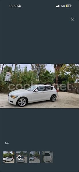 Usado BMW 118 143 CV (105 kW) 2012 Blanco Utilitario