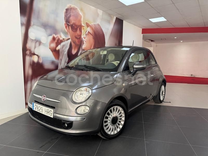 Gris / plata Usado 2013 Fiat 500 Lounge Berlina | 6490 € (Precio justo) - Imagen 1/4