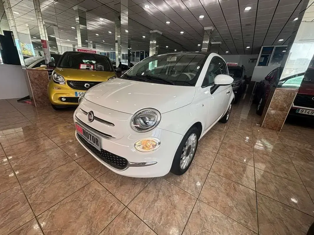 Usado Fiat 500 Lounge 69 CV (50 kW) 2019 Blanco Utilitario