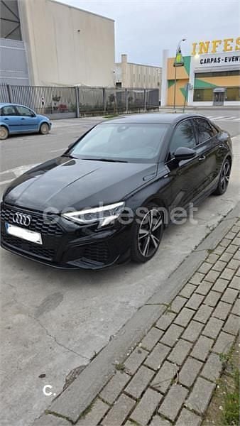 Usado Audi A3 150 CV (110 kW) 2021 Negro Berlina