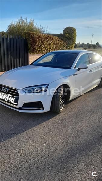 Usado Audi A5 Sportback 218 CV (160 kW) 2018 Blanco Utilitario