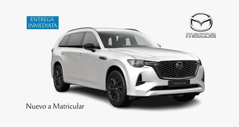 Blanco Nuevo 2025 Mazda CX-80 Homura-Line SUV | 63.600 € (Precio justo) - Imagen 1/4