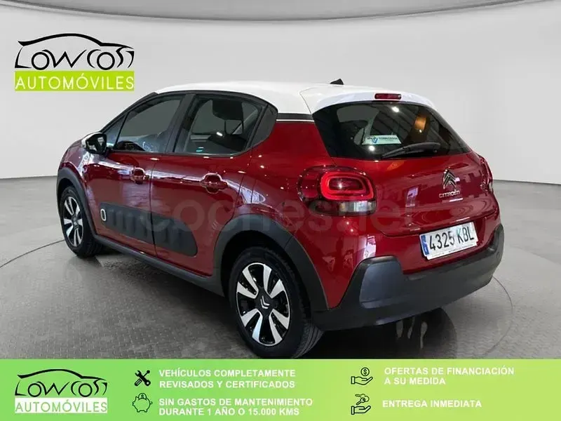 Usado Citroën C3 Feel 110 CV (80 kW) 2017 Rojo Berlina