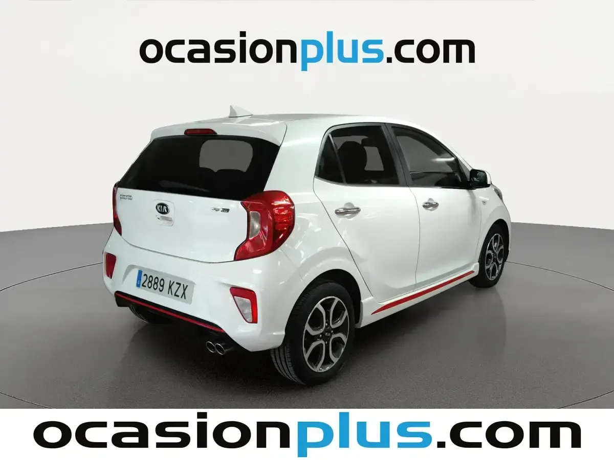 Usado Kia Picanto GT-Line 100 CV (73 kW) 2019 Blanco Utilitario
