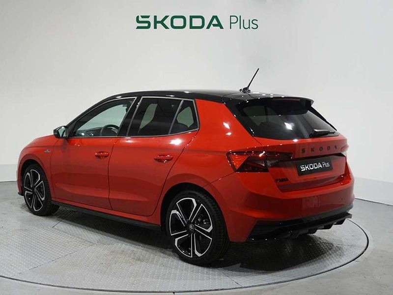 Nuevo Skoda Fabia Monte Carlo 116 CV (85 kW) 2025 Rojo Utilitario