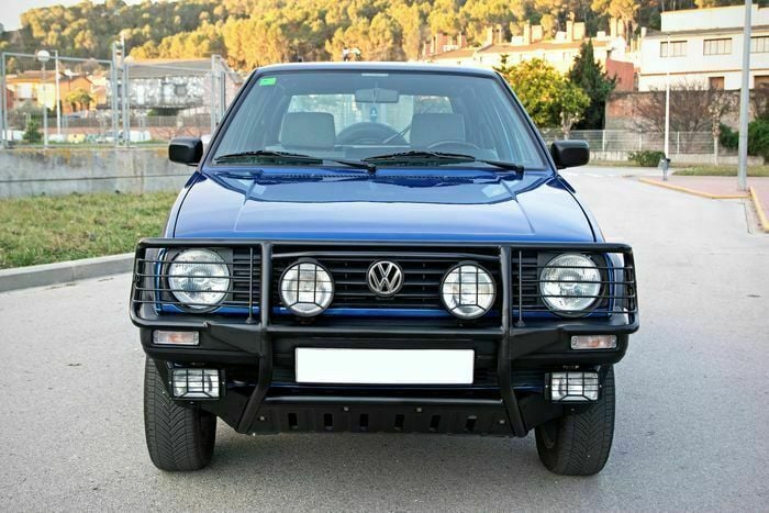 Usado VW Golf Country 98 CV (72 kW) 1991 Azul Utilitario