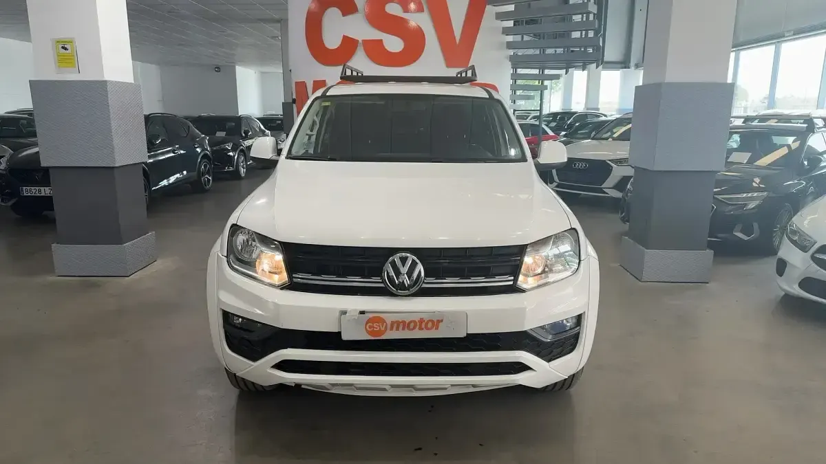Usado VW Amarok Trendline 204 CV (150 kW) 2019 Blanco Pickup/Camioneta