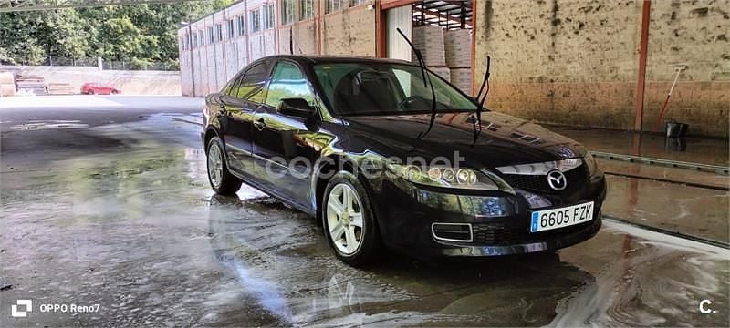 Negro Usado 2008 Mazda 6 Active Berlina | 2600 € - Imagen 1/4