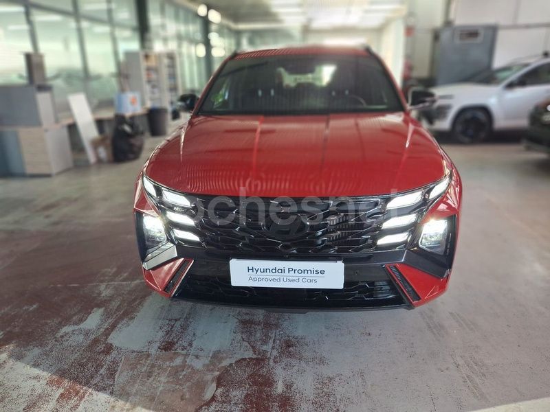 Rojo Usado 2024 Hyundai Tucson N Line SUV | 29.995 € (Caro) - Imagen 1/4