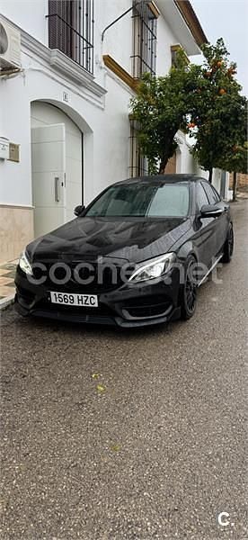 Usado Mercedes C220 170 CV (125 kW) 2015 Negro Berlina