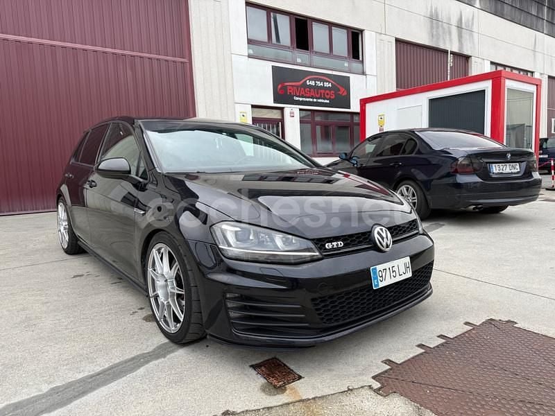 Negro Usado 2014 VW Golf VII GTD Berlina | 13.000 € (Precio justo) - Imagen 1/4