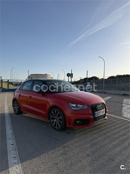 Usado Audi A1 Sportback 90 CV (66 kW) 2014 Rojo Utilitario