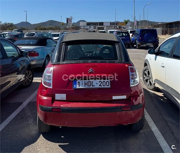 Rojo Usado 2007 Citroën C3 Pluriel Descapotable | 3000 € (Buen precio) - Imagen 1/1