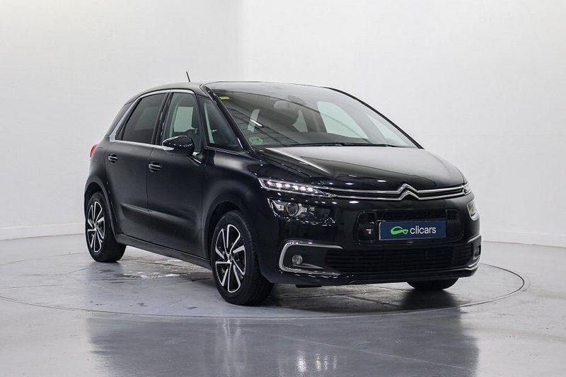 Usado Citroën C4 Picasso PureTech 130 CV (95 kW) 2018 Negro Monovolumen