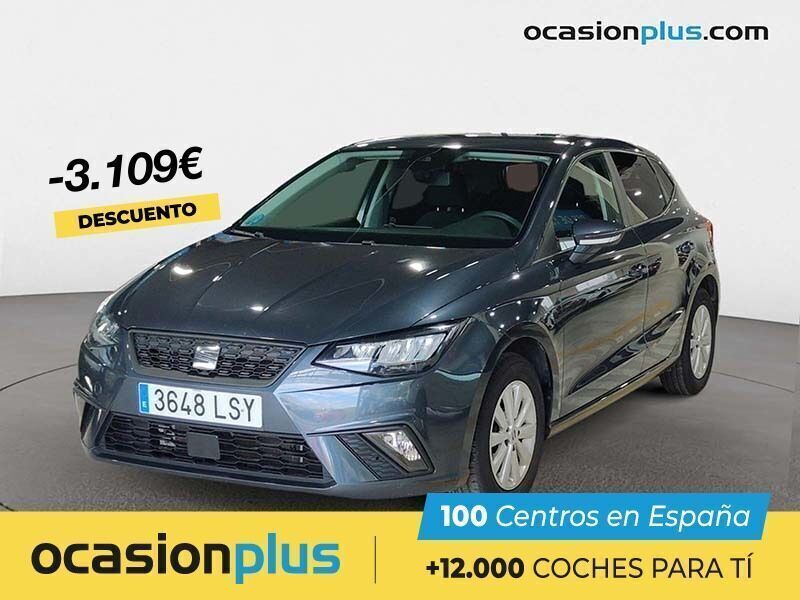 Gris Usado 2021 Seat Ibiza Reference Berlina | 13.450 € (Precio justo) - Imagen 1/4