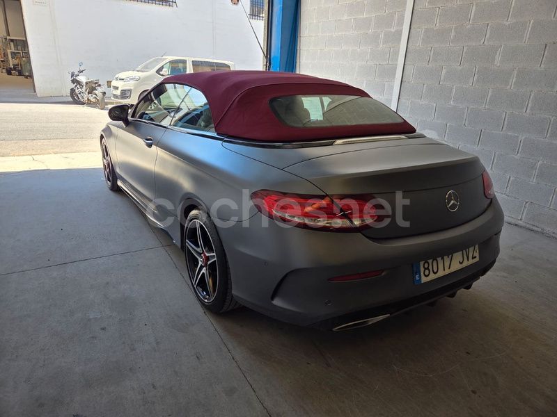 Usado Mercedes C220 170 CV (125 kW) 2017 Gris Descapotable