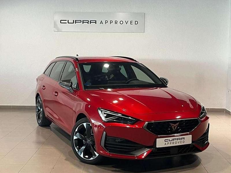 Rojo Usado 2024 Cupra Leon Familiar | 29.100 € (Precio justo) - Imagen 1/4