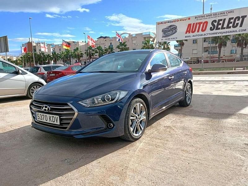 Azul Usado 2017 Hyundai Elantra Style Utilitario | 12.500 € (Precio justo) - Imagen 1/4