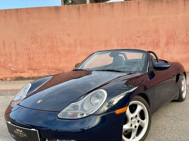 Käytetty Porsche Boxster 228 HP (167 kW) 2003 Sininen Avoauto