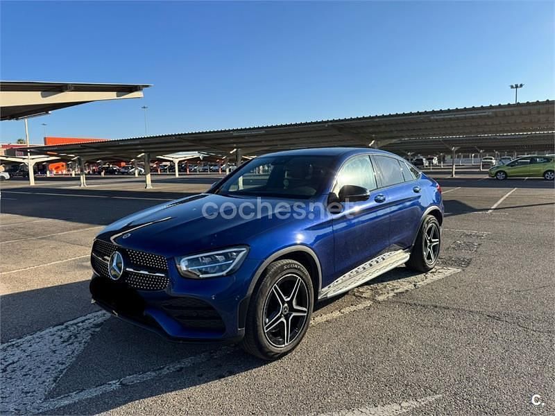 Azul Usado 2021 Mercedes GLC220 Coupe | 42.500 € (Buen precio) - Imagen 1/4