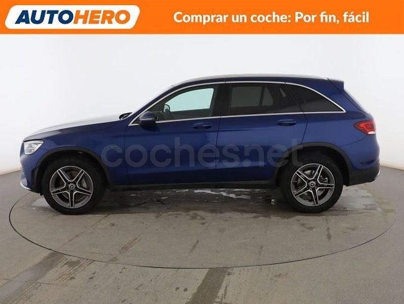Usado Mercedes GLC300e AMG line 306 CV (225 kW) 2020 Azul Coupe