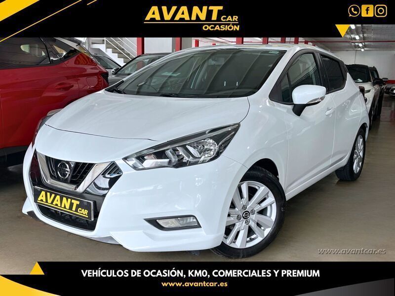 Blanco Usado 2021 Nissan Micra Acenta Utilitario | 13.490 € (Precio justo) - Imagen 1/4