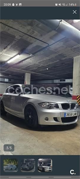 Usado BMW 130 265 HP (194 kW) 2009 Cinzento Citadino