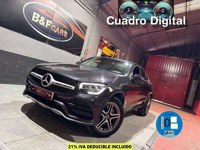 Gris Usado 2021 Mercedes GLC300e Coupe | 37.600 € (Super precio) - Imagen 1/4