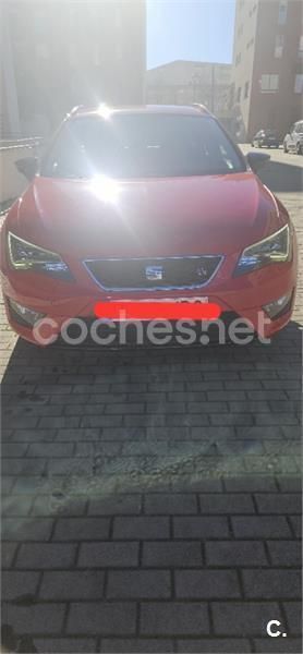 Rojo Usado 2014 Seat Leon ST FR Familiar | 11.500 € (Precio justo) - Imagen 1/4