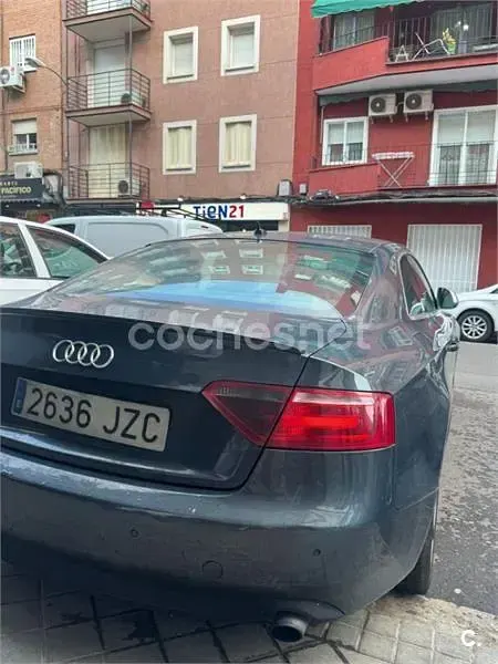 Usado Audi A5 190 CV (139 kW) 2008 Gris / plata Coupe