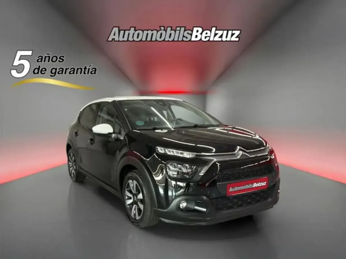 Usado Citroën C3 PureTech 85 CV (62 kW) 2024 Negro Utilitario