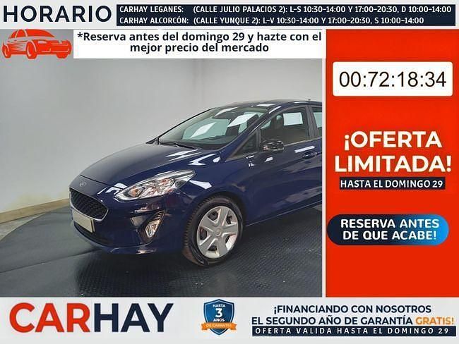 Usado Ford Fiesta Trend 126 CV (92 kW) 2021 Negro Berlina