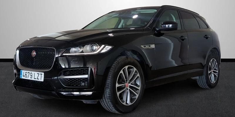 Negro Usado 2017 Jaguar F-Pace R-Sport SUV | 17.500 € (Super precio) - Imagen 1/4